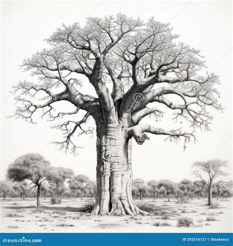 Baobab Tree Drawing