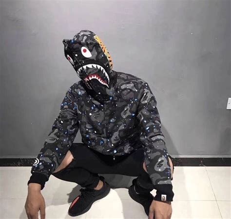 Bape Shark Full Zip Hoodie Grailed