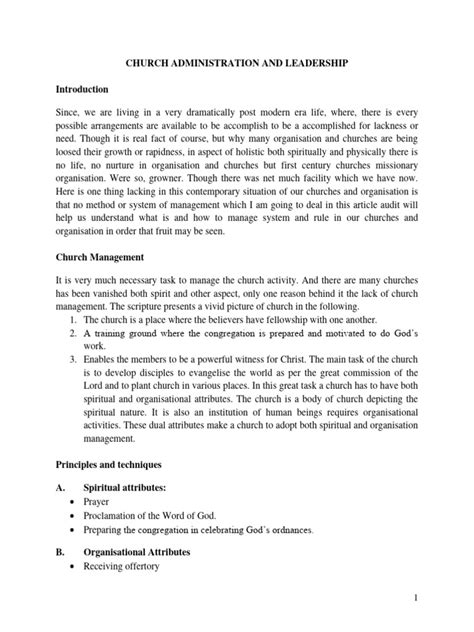 Baptist church administration pdf.  The church will recognize and show appreciation f...