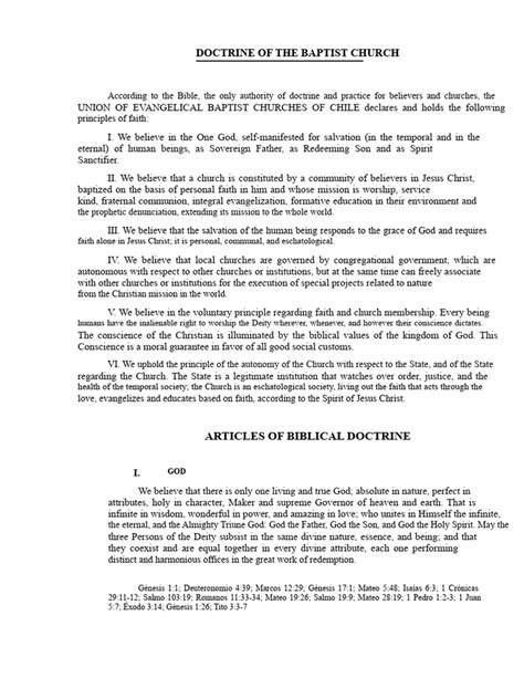 Baptist doctrine pdf.  However, there are some key differences.  The Bible is ...