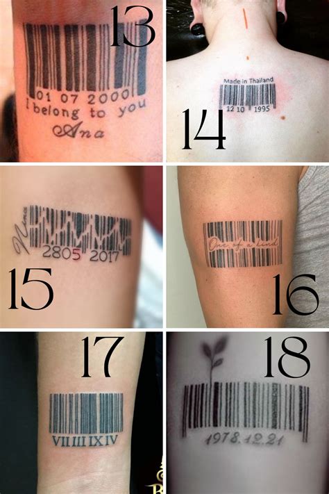 Bar Code Tattoo