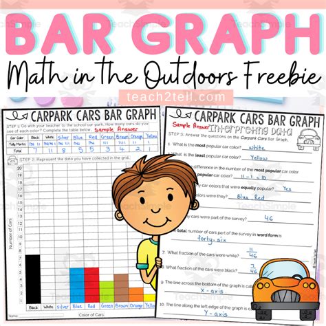 Bar Graphs Worksheets Data and Graphing Column Graphs Tally Marks by