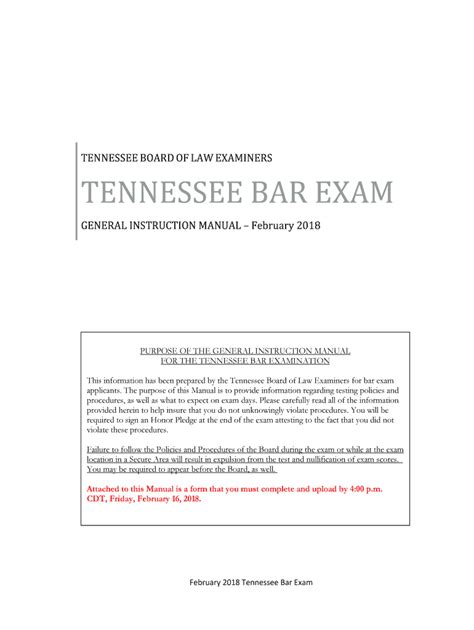 Applicants who failed the bar exam have their examination numbers, but not their names, listed. South Dakota: No. Examinees receive a letter in the mail with their score. Bar Exam results are not posted publicly. Tennessee: Yes. Tennessee Board of Law Examiners publicly posts a pass list, including the applicants’ first, middle and last names ... . 