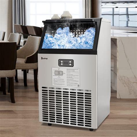 Bar ice maker. Igloo Premium Self-Cleaning Countertop Ice Maker Machine, Handled Portable Ice Maker, Produces 26 lbs. in 24 hrs. with Ice Cubes Ready in 6-8 minutes, Comes with Ice Scoop and Basket 4.2 out of 5 stars 10,065 