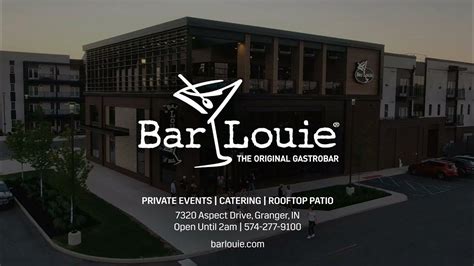 Bar louie granger. 11AM-2AM. FridayFri. 11AM-2AM. SaturdaySat. 11AM-2AM. Website. Mar 06, 2024. All info on Bar Louie - Granger in Granger - Call to book a table. View the menu, check prices, find on the map, see photos and ratings. 