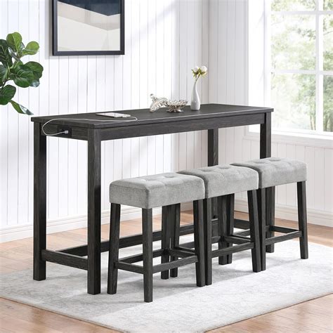 Bar table set with storage.  Perfect fun as a drinking game or family-...