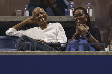 Barack and Michelle Obama attend Coco Gauff’s US Open match