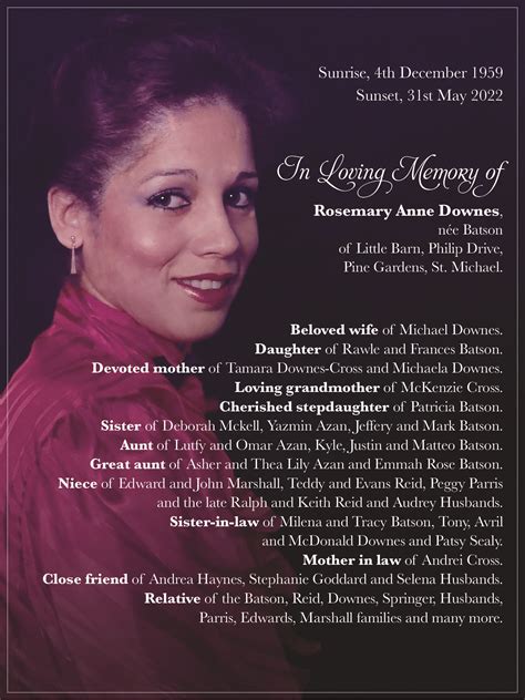 This is the full obituary where you can express condolences and share memories. Published in the Nation News on 2022-04-03.. 