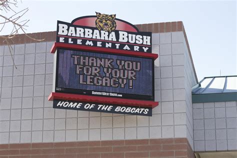 Barbara Bush Elementary School Honors First Lady Fronteras