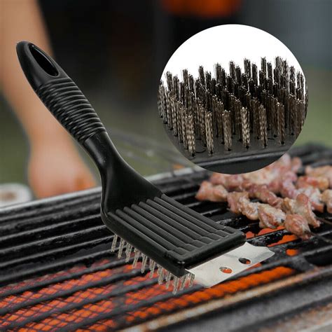 Barbecue grill brush. Hose down your grill and lid, inside and out, to rinse out any residual ash. Now start scrubbing (with gloves on). You need hot water, a plastic scour pad, and either dish soap or degreaser. If ... 
