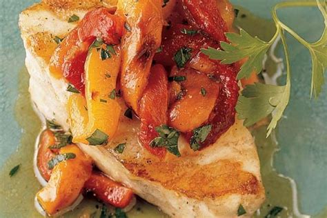 Barbecued Snapper with Roasted Pepper Vinaigrette Seafood …