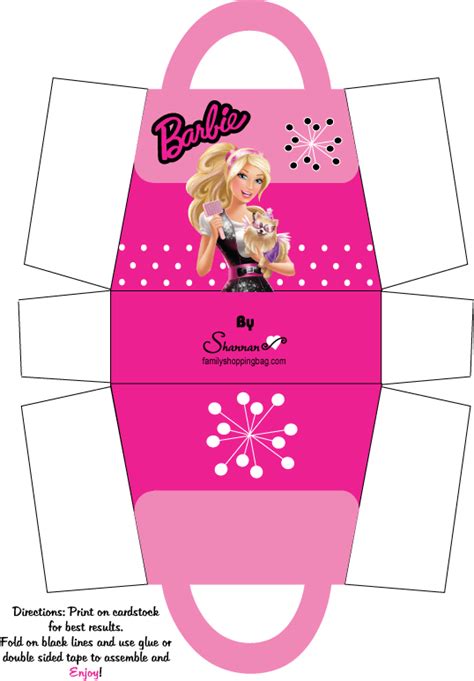 Barbie Box Template