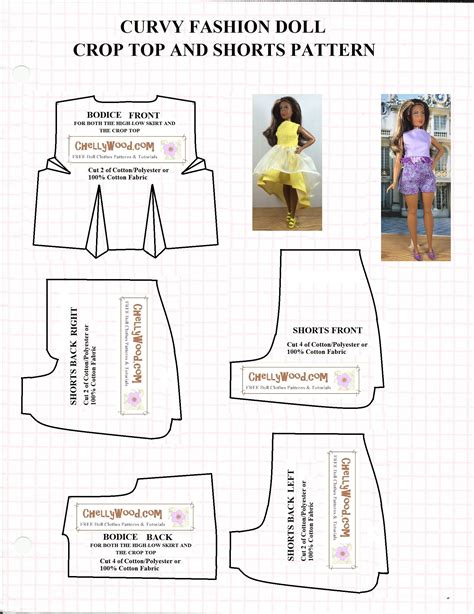 Barbie Clothes Patterns To Prin