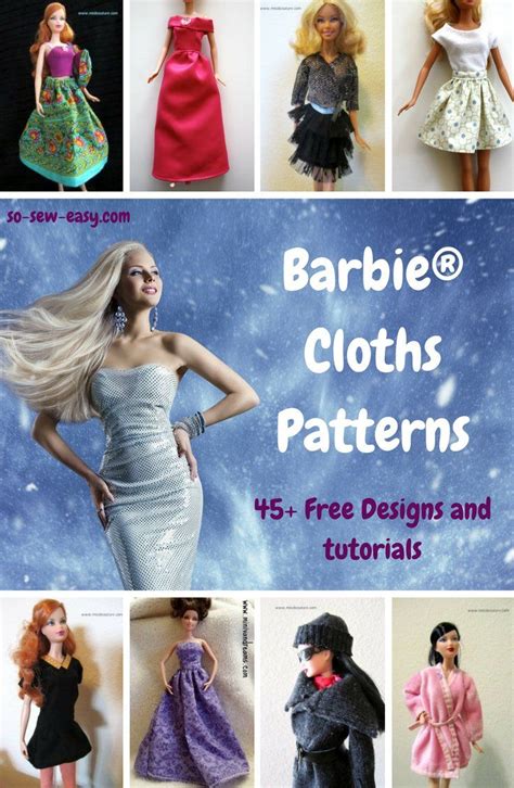 Barbie Clothing Patterns Free Patterns
