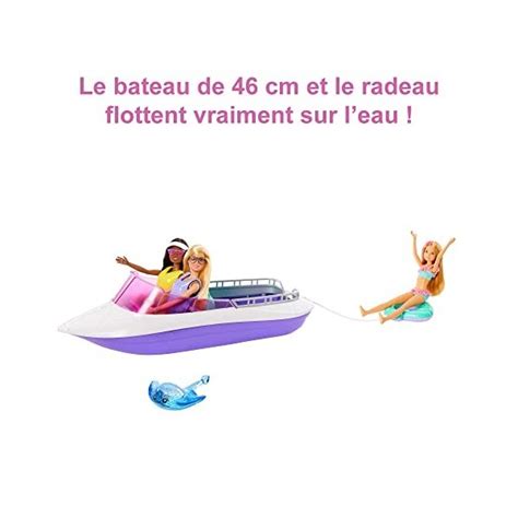 Barbie Coffret Mermaid Power Avec Poupées, Bateau Qui Flotte …