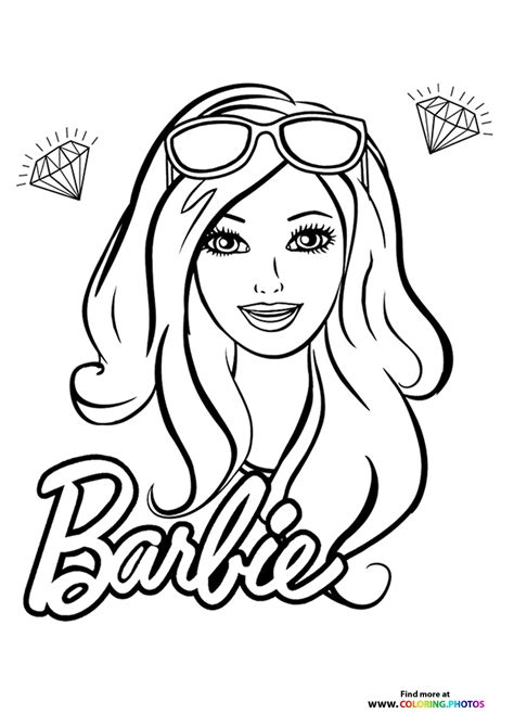 Barbie Coloring Images