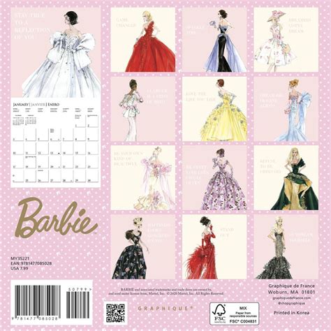 Barbie Desk Calendar