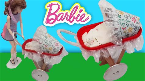 Barbie bebek arabası yapımı
