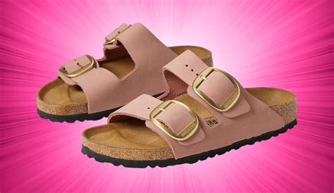 Barbie birkenstock. The actual pink Birkenstocks Margot Robbie wore in the Barbie movie went viral and immediately sold out. If you know Birkenstocks, however, you know their selection is extensive. This vegan version of Birkenstock's iconic Arizona sandal comes in a similar rose color that says, "I've found myself." It also comes in a pre-Barbie enlightenment ... 