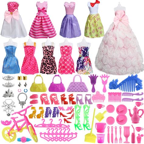8. Barbie dolls are wonderful for kids and adults alike. There are a ton of dolls with a wide range of careers and features, so kids can create a myriad of worlds to explore. Choose from fashion dolls and career dolls with many skin tones, hair colors and themes. Mattel has Barbie toys to help youngsters express themselves and create their own .... 