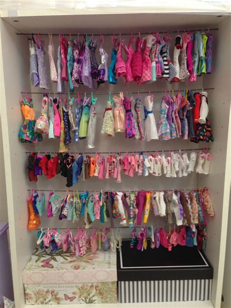 Barbie doll clothes storage. Things To Know About Barbie doll clothes storage. 
