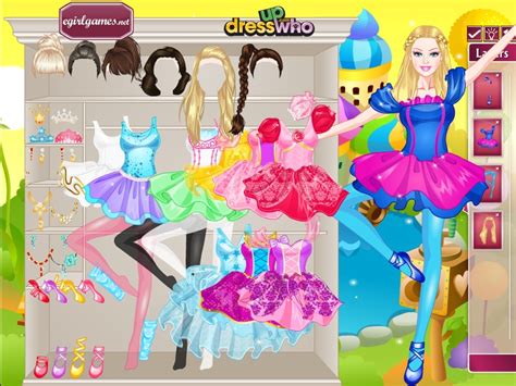 Barbie Dress Up Games are online games that allow you