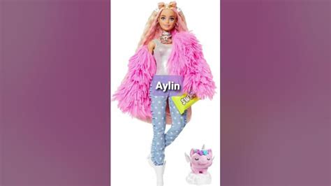 Barbie isimleri.