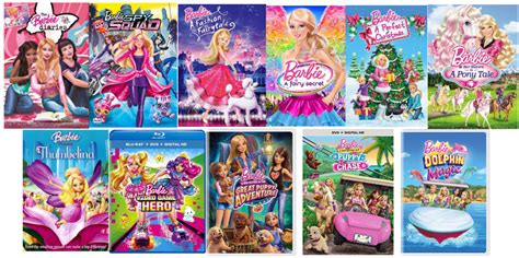 Barbie movies rated. Now, let's explore the complete list of Barbie movies in chronological order. Contents. Barbie in the Nutcracker (2001) Barbie as Rapunzel (2002) Barbie of Swan Lake (2003) Barbie as the Princess ... 