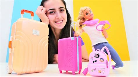Barbie oyunları. Sevcan Barbie ile kabin boy valiz alıyor.