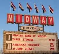 Midway Twin Drive-In Showtimes on IMDb: Get local movie times. Menu. Movies. Release Calendar Top 250 Movies Most Popular Movies Browse Movies by Genre Top Box Office Showtimes & Tickets Movie News India Movie Spotlight. TV Shows.. 