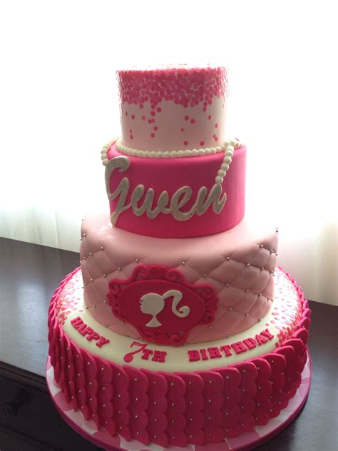 Barbie theme cake. Barbie Cakes For Your Barbie Party. This collection of Barbie cakes showcases a variety of styles, ranging from classic and elegant to fun and playful. … 