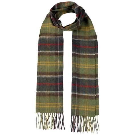 Barbour Merino Lamswol Cashmere Sjaal - Classic Tartan