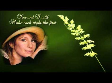 Barbra Streisand - Evergreen Lyrics SongMeanings