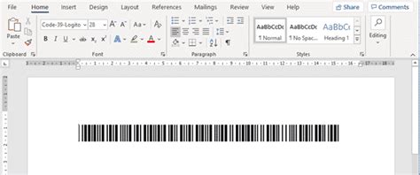 Barcode Add In For Microsoft Word Creating Barcodes With Word