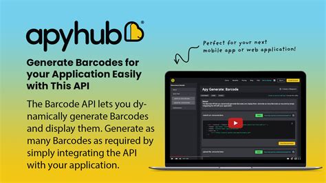 Barcode Generator API ApyHub ApyHub