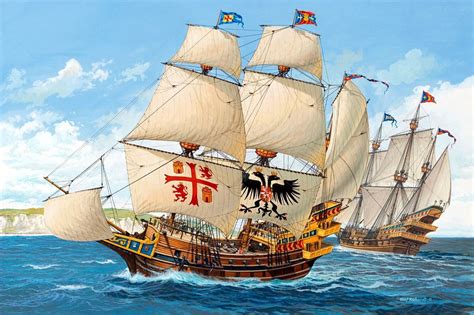 Barcos españoles del siglo xvi y la gran armada de 1588. - Guide des antilles croisieres de grenade aux iles vierges.