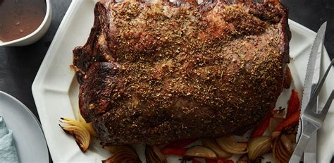 Barefoot contessa prime rib. Roast meat, reducing oven temp after 20 mins: Cook 20 minutes. Reduce oven temperature to 325°F, and continue cooking until an instant-read thermometer inserted in the thick end of roast (not touching … 