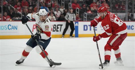 Barkov sets Panthers’ points mark in 5-2 win over Red Wings