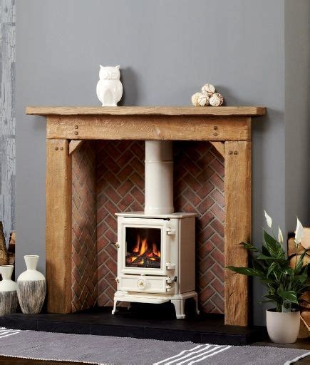 Barkston Solid Oak Fireplace Surround - Bonfire Berkshire