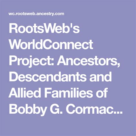 Barlow Descendants and Allied Families - pafg80 - RootsWeb