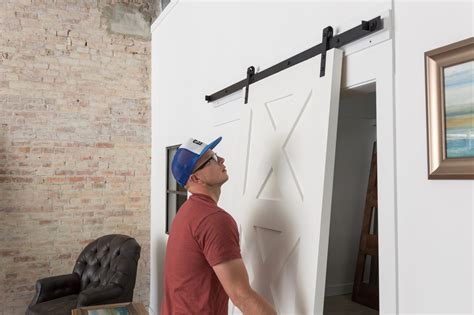 Barn door installation. Masonite36 in. x 84 in. 6 Lite Frosted Glass Black Finished Metal Sliding Barn Door with Hardware Kit. Shop this Collection. ( 4) Expert Installation Available. $37900. Add to Cart. Panel Type: 2 Panel. Door Size (WxH) in.: 30 x 84. Door Size (WxH) in.: 36 x 96. 