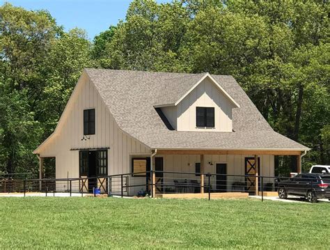 Barndominium kits arkansas. That’s exactly what the owners of this beautiful Rogers, Arkansas barndominium have done as well. It is a barndominium with horse stalls- living quarters above, four stalls, a tack room, and a foyer below the house. The building is a 1200 sq ft living space with 2 bedrooms with walk-in closets, 1.5 baths, an office, a pantry with a … 