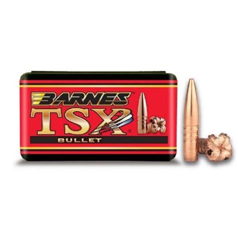 Barnes Tipped TSX Bullets 30 Cal (.308 Dia) 180 Grain