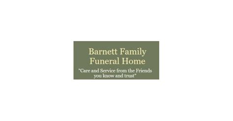 Barnett family funeral home obituaries. Sabrina Lynn Barnett (Pranschke) Wednesday, August 2, 2023 ... Funeral Homes With Published Obituaries. ... Barnett Family Funeral Home - Oskaloosa. 