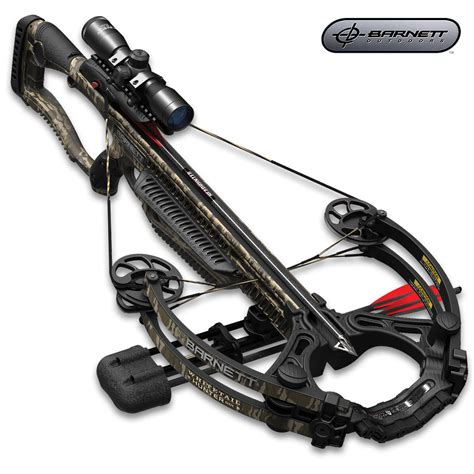Barnett whitetail hunter str. Weight: 6.6 lbs. STR Package includes: 4x32mm multi-reticle scope, side-mount quiver, two 22" Headhunter arrows, rope cocking device, lube wax. Made in USA. Manufacturer model #: BAR78263. The latest crossbow in Barnett's popular Whitetail line. Compact high performance design - 375 fps with a hard hitting 118.6 ft. lbs. of energy. 