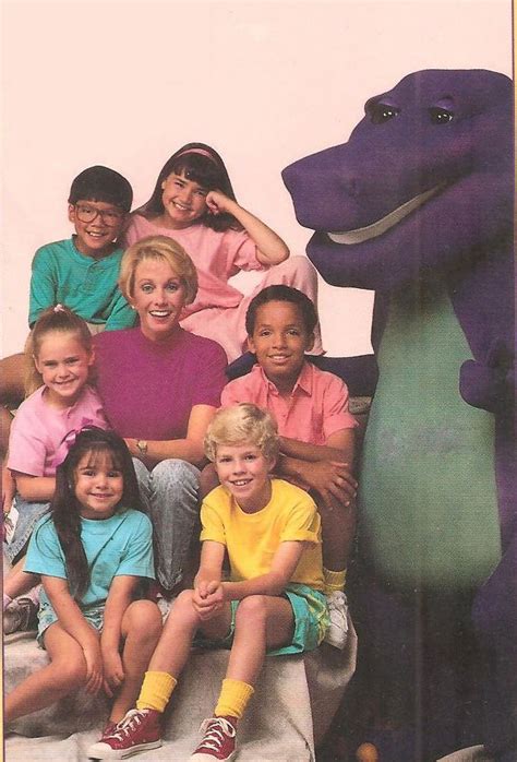Barney and the backyard gang characters. Barney & the Backyard Gang is a home video series produced from 1988 to 1991. The series focused on a purple tyrannosaurus rex named Barney, and a group of kids known as The Backyard Gang, and the adventures they take, through their imaginations. The series made more than $3.5 million. The first three tapes alone sold 50,000 copies and the whole series would end up selling 500,000 copies. The ... 