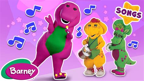 Barney, America's favorite purple dinosaur, and his young friends share adventures featuring songs, dances and games that make learning fun. Barney and his dino-pals, Baby Bop, BJ and Riff are joined by a cast of children. The series focuses on caring, sharing and learning. Addeddate 2023-01-10 10:52:14. 