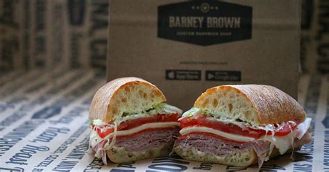 Barney brown. Download the Barney Brown app and experience the future of sandwich ordering! With a focus in sandwich customization and high-quality ingredients, we give our customers the sandwiches of their dreams. Try our … 