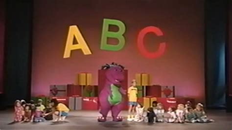 Barney in concert abc song. I do not own any of these clips or audio. They belong to The Lyons Groups, PBS and HIT.I will upload more Custom Themes when the New Year comes, but till the... 