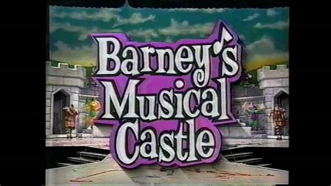 Barney's Musical Castle, also called Barney's Musical Castle LIVE and El Castillo Musical de Barney (Spanish), was Barney's fourth concert and his second US tour. The tour began on September 8, 1999, and the video was released in 2001. In this stage show tour, Barney, Baby Bop, BJ and kids go to the forest to visit the king. The home video was taped at the Rosemont Theater.. 